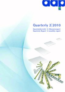 Quarterly Statement 2 2010