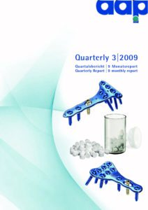 Quarterly Statement 3 2009