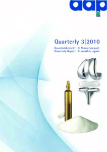 Quarterly Statement 3 2010